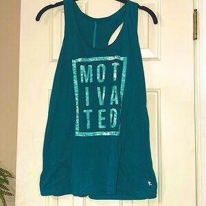 Workout tank top motivated
